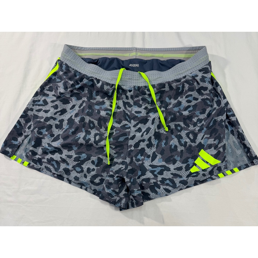 Adidas Men's Adizero "Road to Records" 3-Inch Split Running Shorts IT8860 Large